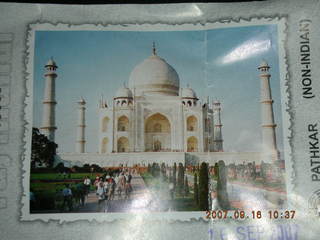 317 69e. admission ticket for Taj Mahal