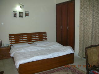 2 69f. my bed in Essel Towers, Gurgaon, India