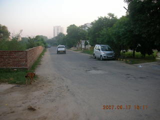 9 69f. morning run, Gurgaon, India