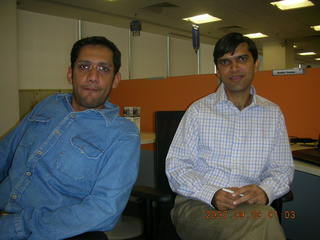 Pramod and Sudhir at SAP Labs - Gurgaon, India