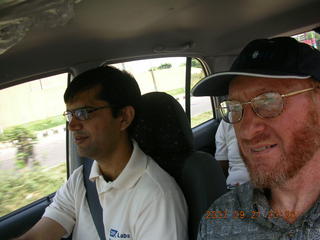 driving in Gurgaon, India - Sudhir, Adam