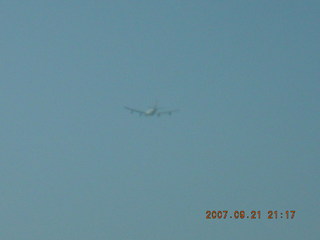 Boeing 747 in the sky