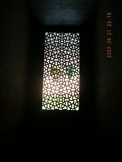 238 69h. Humayun's Tomb, Delhi - ornate window