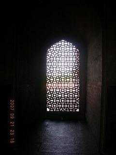 240 69h. Humayun's Tomb, Delhi - ornate window