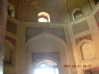 Humayun's Tomb, Delhi indoor arches