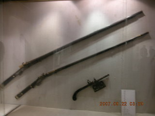 141 69j. Red Fort, Delhi - museum guns