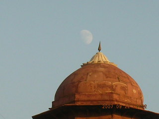 217 69j. Red Fort, Delhi - half moon