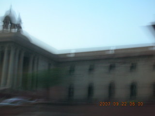 262 69j. government buildings at dusk, Delhi