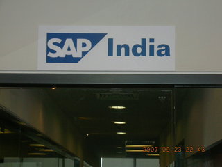 SAP / India sign
