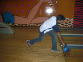 Anand bowling - India