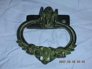 old India door knocker