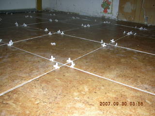 new tile kitchen floor