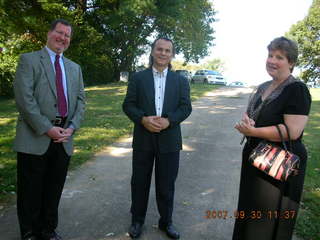 Gloria's unveiling - Dave, Ivan, Beth