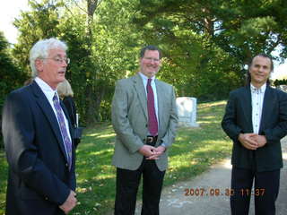 Gloria's unveiling - Michael, Dave, Ivan