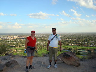 Camelback hike - Adam, Ashish