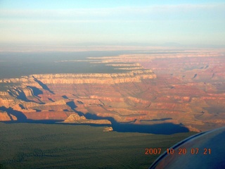 750 6al. aerial - Grand Canyon at dawn