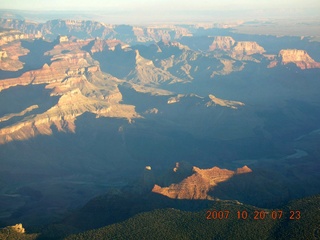 752 6al. aerial - Grand Canyon at dawn