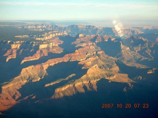 755 6al. aerial - Grand Canyon at dawn