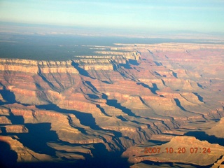 760 6al. aerial - Grand Canyon at dawn