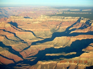 767 6al. aerial - Grand Canyon at dawn