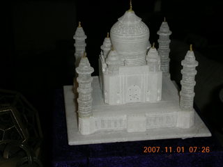 repaired taj mahal model