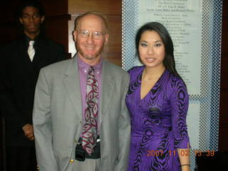 Adam and Sarah Chang at the Philadelphia Orchestra concert at Verison, Kimmel Center