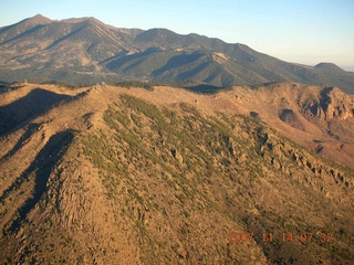1 6be. aerial - mountains near Sunset Crater