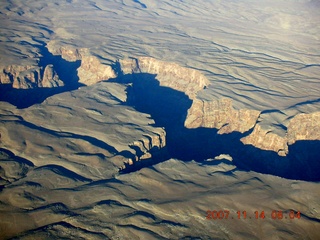 11 6be. aerial - Little Colorado River canyon