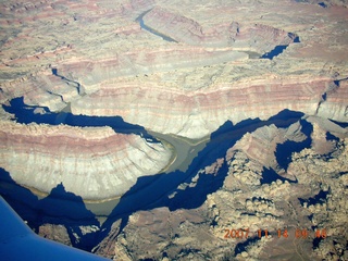 65 6be. aerial - Canyonlands - confluence of Green and Colorado Rivers