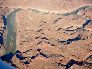 aerial - Canyonlands - confluence of Green and Colorado Rivers