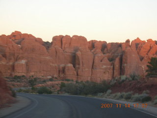 313 6be. Arches National Park - late afternoon