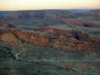 1 6bf. aerial - Canyonlands at dawn