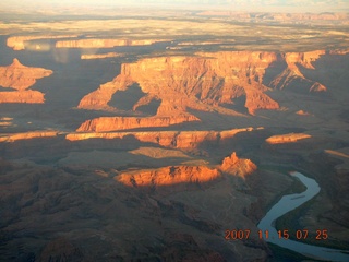 14 6bf. aerial - Canyonlands at dawn