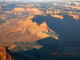 aerial - Utah at dawn