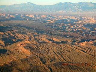 aerial - Utah at dawn - Orange Cliffs