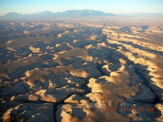 aerial - Utah at dawn - Orange Cliffs