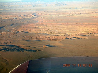 80 6bf. aerial - Utah at dawn
