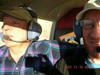 97 6bf. Flying with LaVar Wells - Adam and LaVar flying N4372J