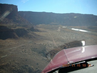 148 6bf. Flying with LaVar Wells - Green River canyon - aerial
