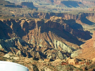 162 6bf. Flying with LaVar Wells - Upheaval Dome - aerial