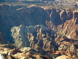 164 6bf. Flying with LaVar Wells - Upheaval Dome - aerial