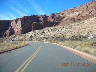 160 6bh. road from dead horse point