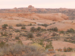 248 6bh. Arches National Park - sunset at Petrified Sand Dunes