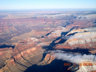 849 6cc. Grand Canyon aerial with clouds