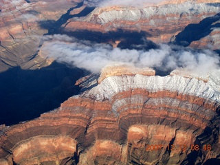 851 6cc. Grand Canyon aerial with clouds