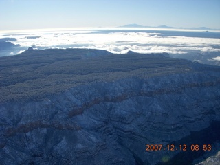 862 6cc. Grand Canyon aerial with snow