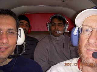 Pramod, Bhupesh, Ravi, Adam in N4372J