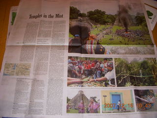 New York Times article on Mayan civilization