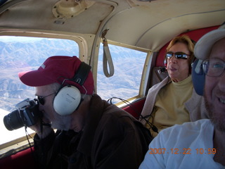 John taking a picture and Mary Ann in N4372J