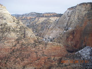 74 6cv. Zion National Park - Angels Landing hike - view from the top
